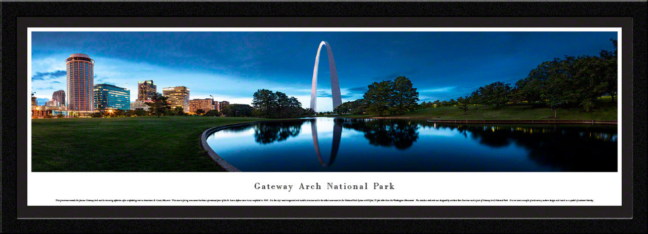 Gateway Arch National Park Panoramic Print - St. Louis, Missouri Wall Decor by Blakeway Panoramas