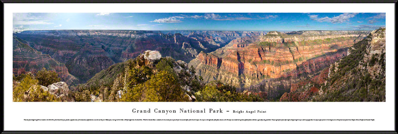 Grand Canyon National Park Panoramic Picture - Bright Angel Point by Blakeway Panoramas