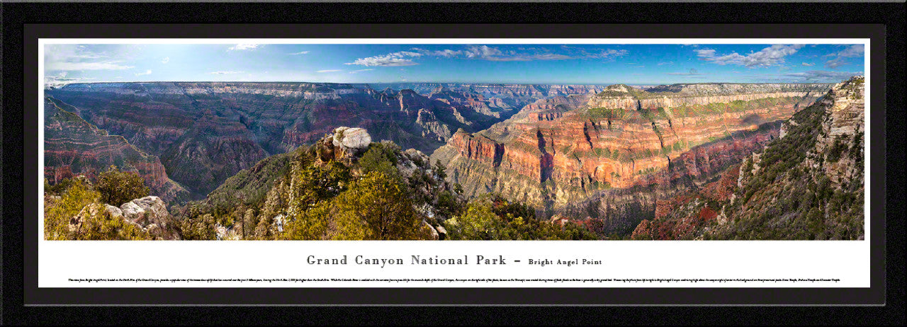 Grand Canyon National Park Panoramic Picture - Bright Angel Point by Blakeway Panoramas