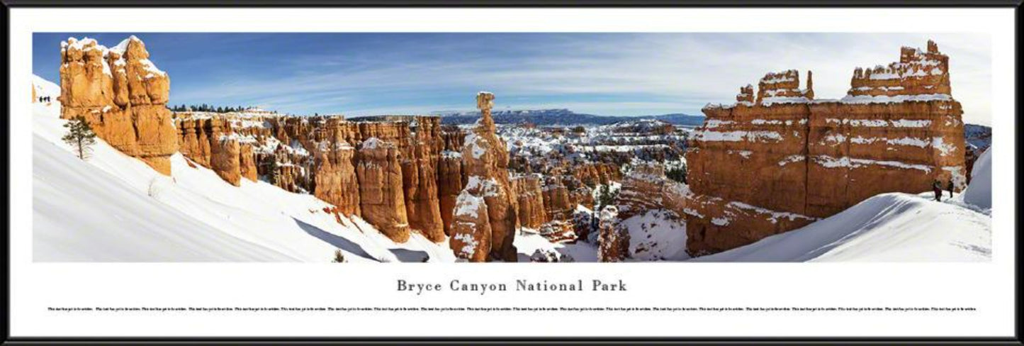 Bryce Canyon National Park - Thor's Hammer in Winter - Panorama Picture by Blakeway Panoramas