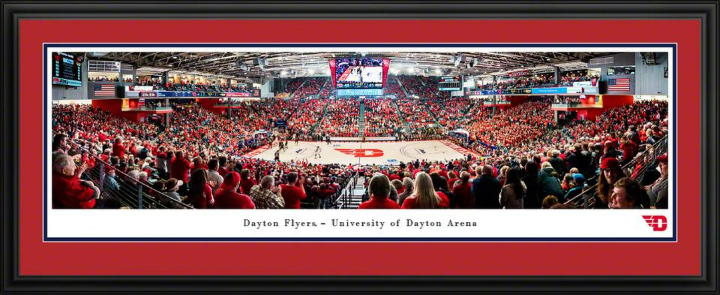 Dayton Flyers Basketball Panoramic Poster - UD Arena Picture by Blakeway Panoramas