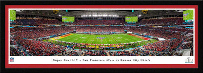 2020 Super Bowl LIV Kickoff Panoramic Picture - San Francisco 49ers vs. Kansas City Chiefs by Blakeway Panoramas