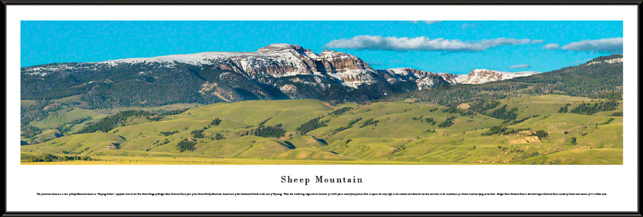 Grand Teton National Park - Sheep Mountain Panoramic Wall Art by Blakeway Panoramas