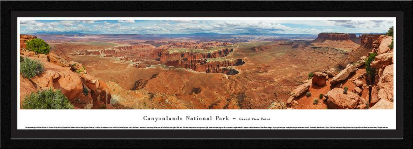 Canyonlands National Park Panoramic Picture - Grand View Point Overlook by Blakeway Panoramas