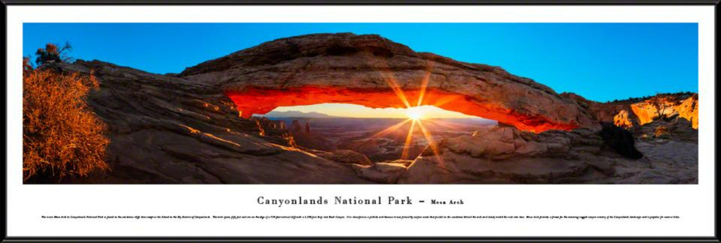 Canyonlands National Park Mesa Arch Scenic Landscape Panoramic Print by Blakeway Panoramas