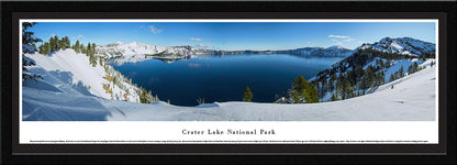 Crater Lake National Park Panoramic Picture - Winter by Blakeway Panoramas