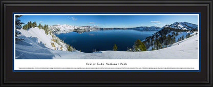 Crater Lake National Park Panoramic Picture - Winter by Blakeway Panoramas