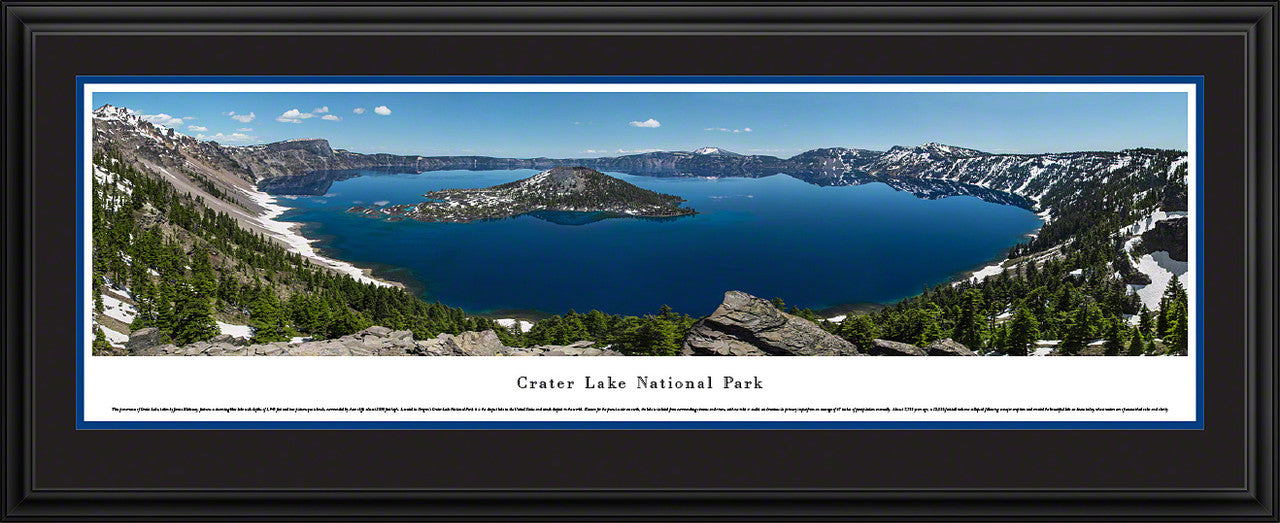Crater Lake National Park Panoramic Picture - Summer by Blakeway Panoramas