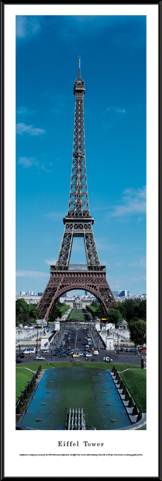 Eiffel Tower Panoramic Picture - Day - Vertical Panorama by Blakeway Panoramas
