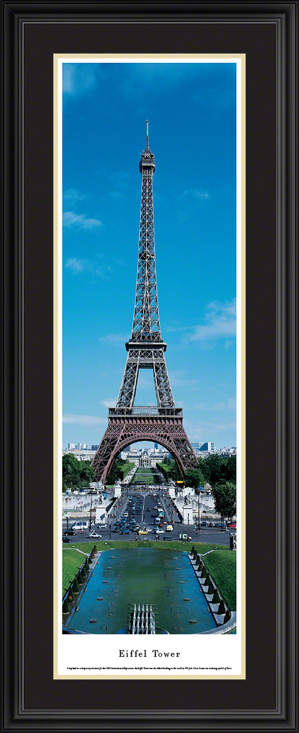 Eiffel Tower Panoramic Picture - Day - Vertical Panorama by Blakeway Panoramas