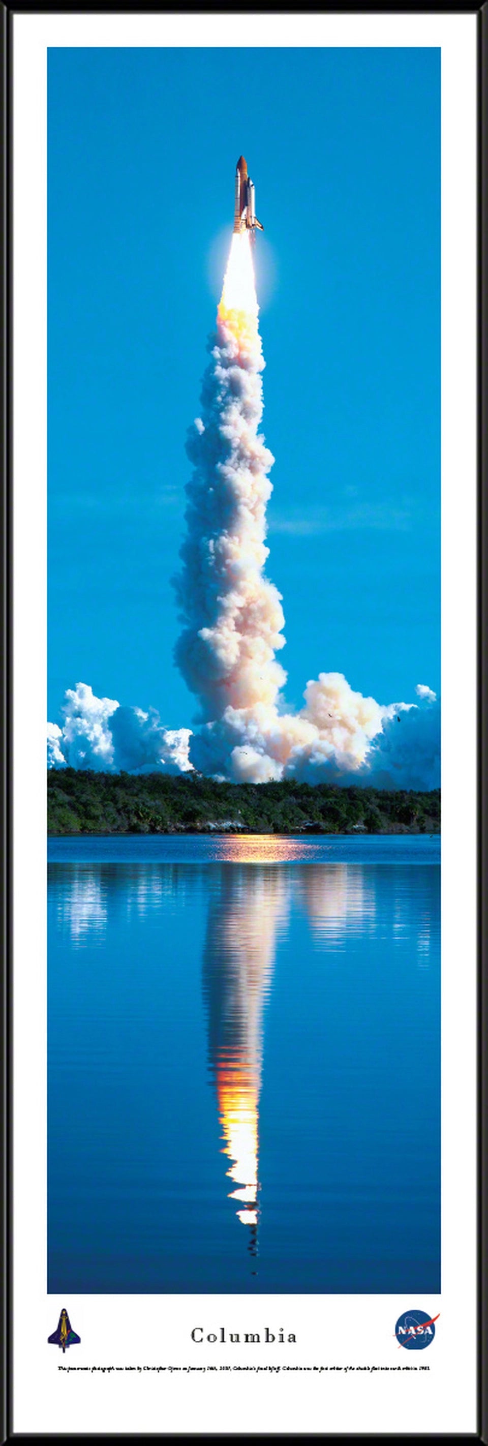 Columbia Space Shuttle Panoramic Picture - Liftoff - Vertical Panorama by Blakeway Panoramas