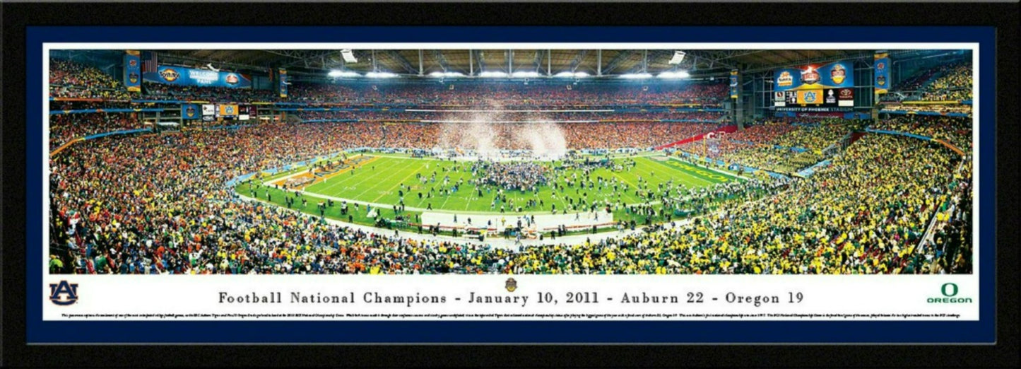 2011 BCS Football Championship Panoramic - Auburn Tigers by Blakeway Panoramas