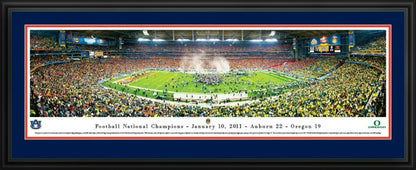 2011 BCS Football Championship Panoramic - Auburn Tigers by Blakeway Panoramas