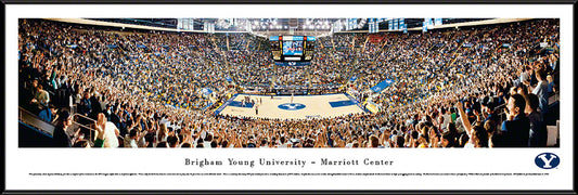 Brigham Young {BYU} Cougars Panoramic - Marriott Center Picture - Basketball by Blakeway Panoramas