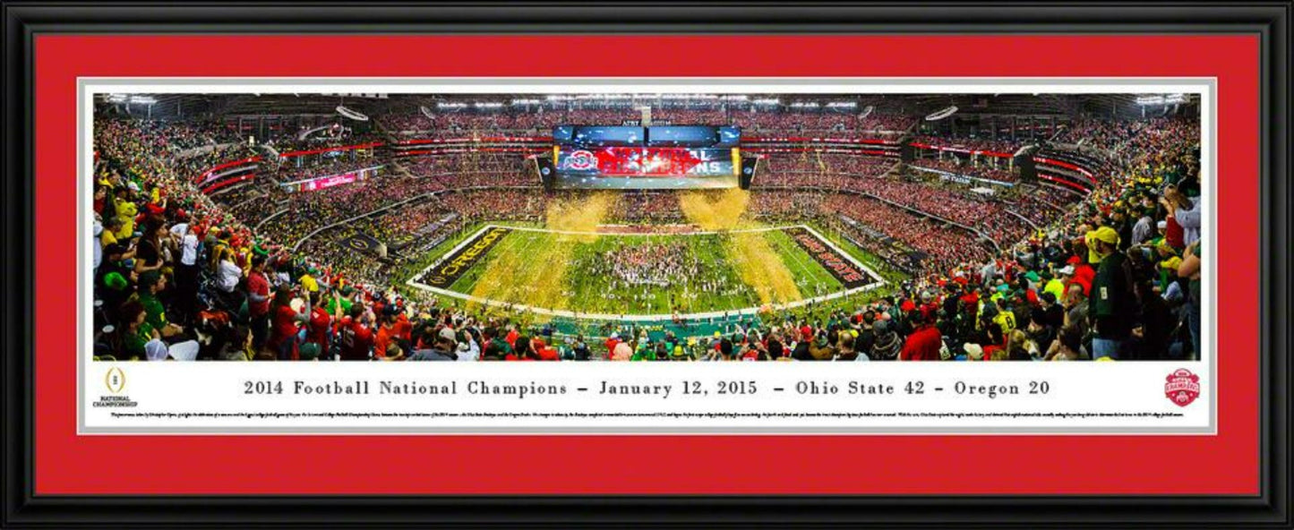 2015 CFP Championship Panoramic Picture - Ohio State Buckeyes by Blakeway Panoramas