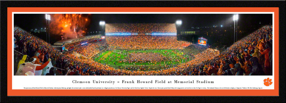 Clemson Tigers Memorial Stadium Football Panoramic Picture by Blakeway Panoramas
