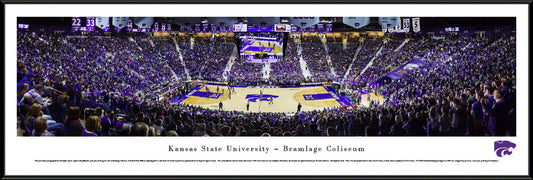 Kansas State Wildcats Basketball Panoramic - Bramlage Coliseum by Blakeway Panoramas