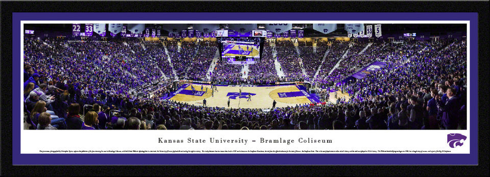 Kansas State Wildcats Basketball Panoramic - Bramlage Coliseum by Blakeway Panoramas
