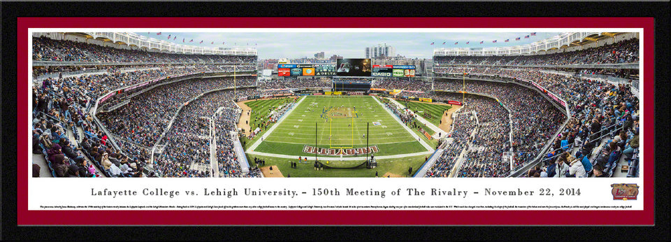 Lafayette vs. Lehigh Rivalry Panoramic -150th Meeting - Yankee Stadium Picture by Blakeway Panoramas
