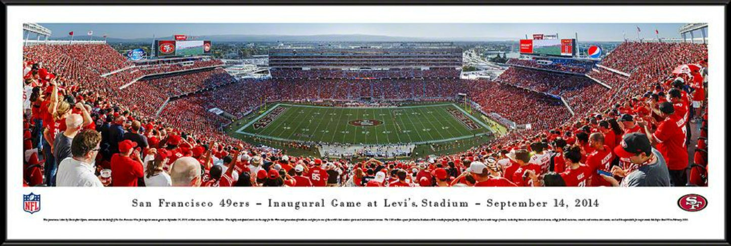 San Francisco 49ers Panoramic -  Inaugural Game at Levi's Stadium Picture by Blakeway Panoramas