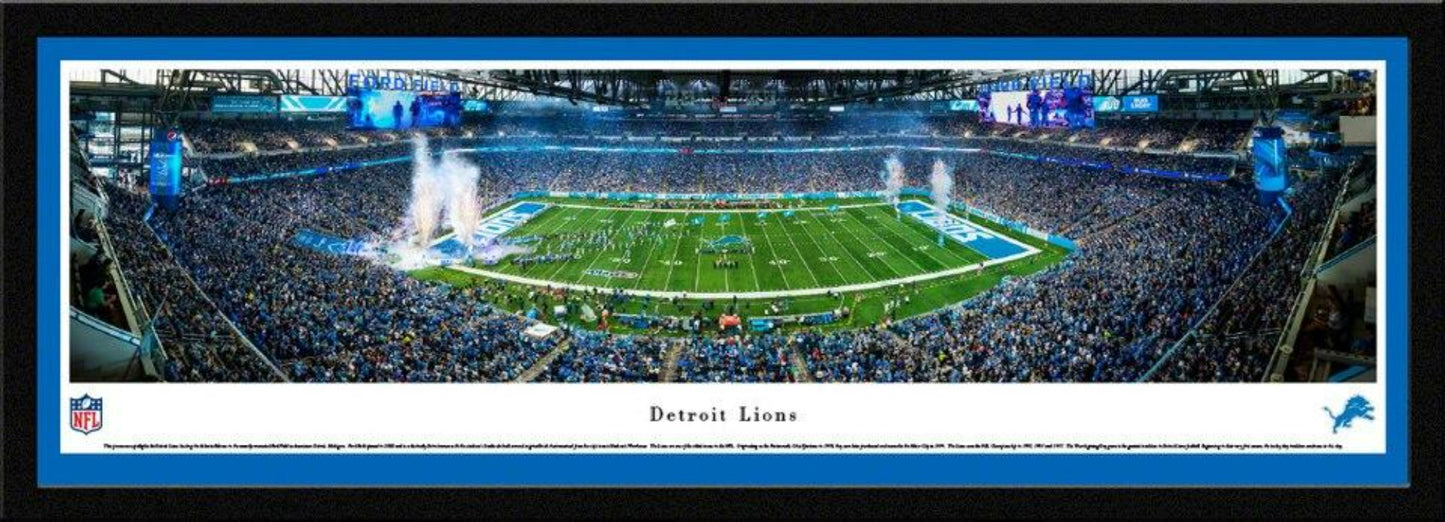 Detroit Lions Ford Field Panoramic Picture by Blakeway Panoramas