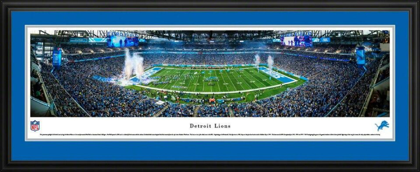 Detroit Lions Ford Field Panoramic Picture by Blakeway Panoramas