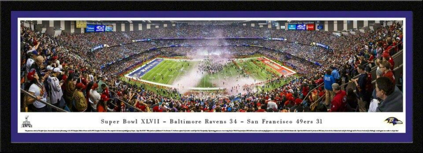 2013 Super Bowl Baltimore Ravens Panoramic Picture by Blakeway Panoramas