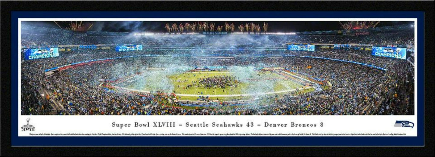 2014 Super Bowl Panoramic Picture - Seattle Seahawks by Blakeway Panoramas