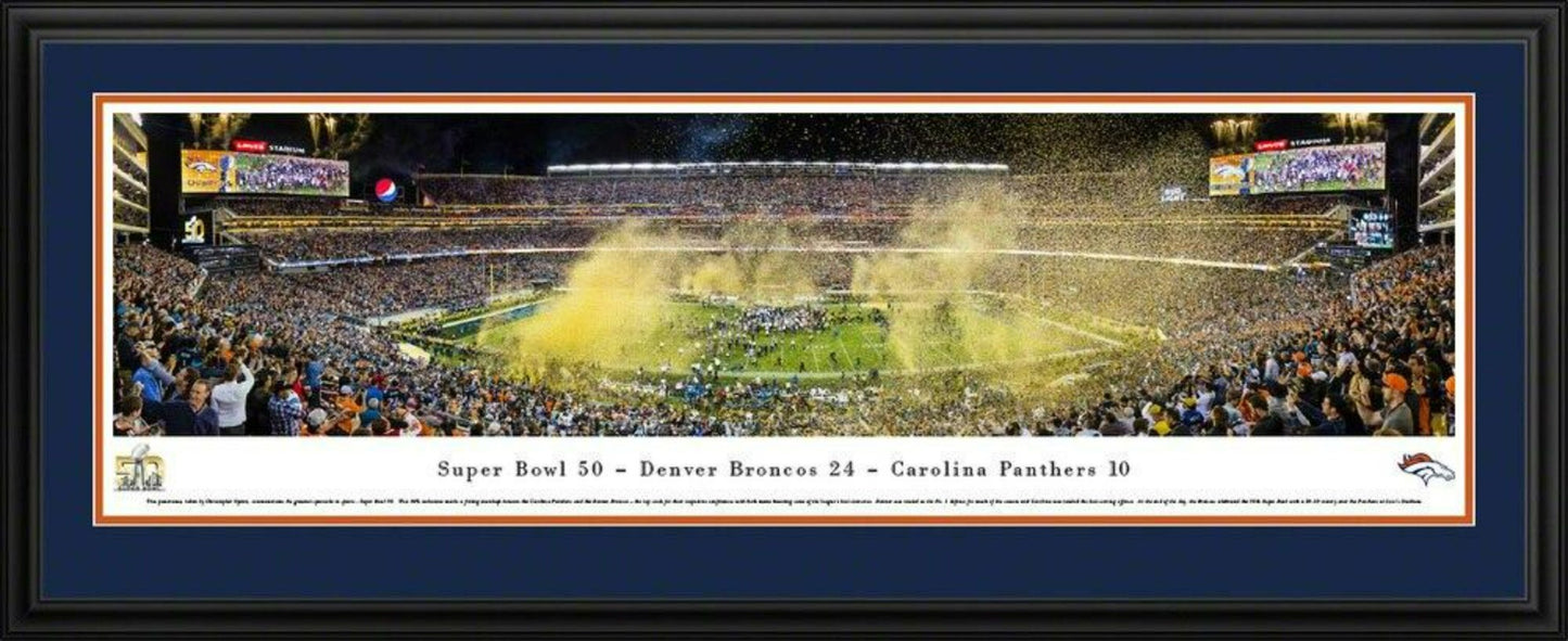 2016 Super Bowl 50 Denver Broncos Celebration Panoramic Picture by Blakeway Panoramas