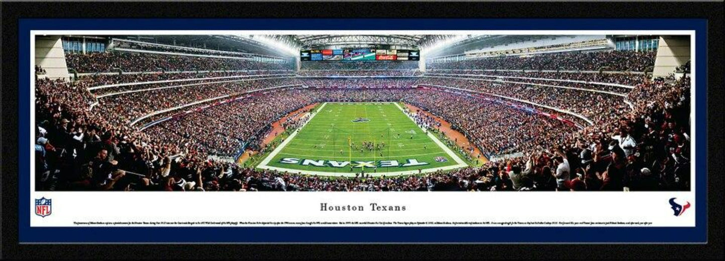 Houston Texans Reliant Stadium End Zone View Panoramic Picture by Blakeway Panoramas