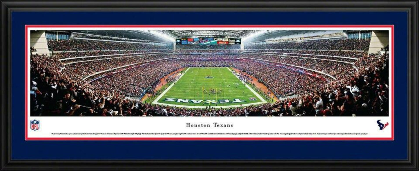 Houston Texans Reliant Stadium End Zone View Panoramic Picture by Blakeway Panoramas