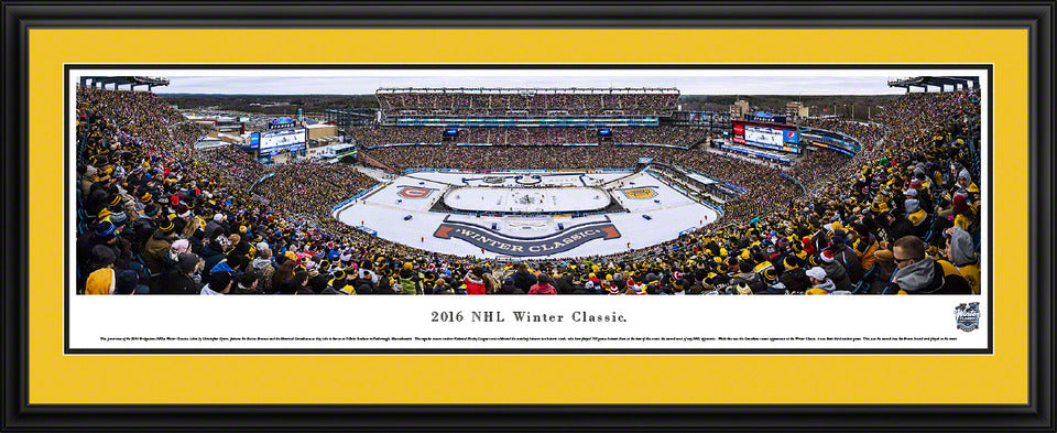 2016 Winter Classic Panoramic Picture - Boston Bruins vs. Montreal Canadiens by Blakeway Panoramas