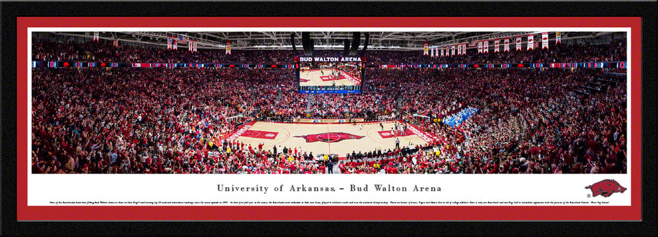 Arkansas Razorbacks Basketball Panorama - Bud Walton Arena by Blakeway Panoramas