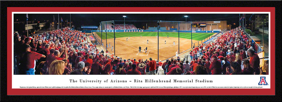 Arizona Wildcats Panoramic Picture - Rita Hillenbrand Memorial Stadium by Blakeway Panoramas