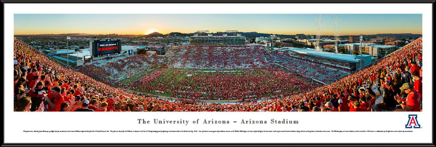 Arizona Wildcats Panoramic Picture - Arizona Stadium by Blakeway Panoramas
