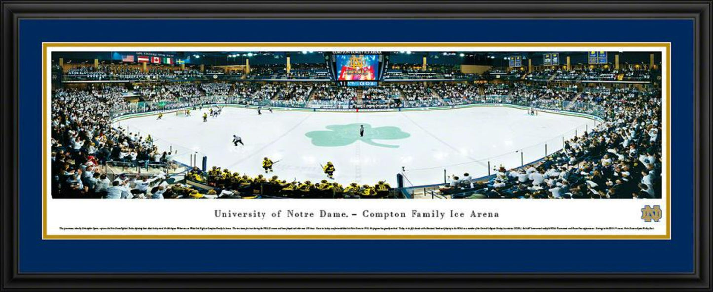 Notre Dame Fighting Irish Panoramic - Compton Family Ice Arena by Blakeway Panoramas