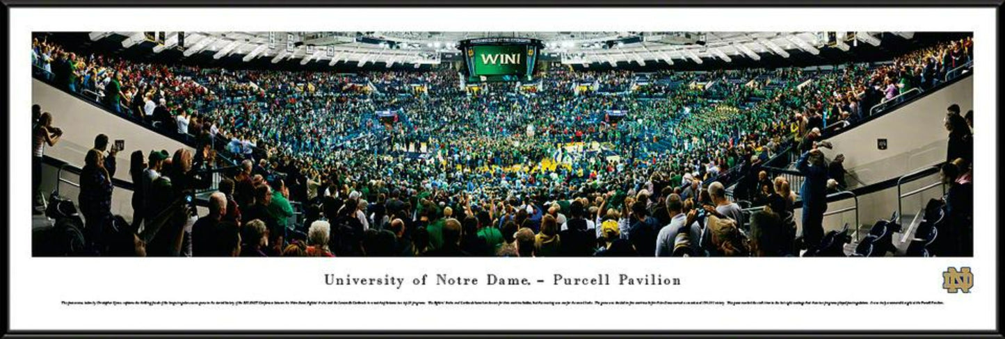 Notre Dame Fighting Irish Panoramic - Purcell Pavilion by Blakeway Panoramas