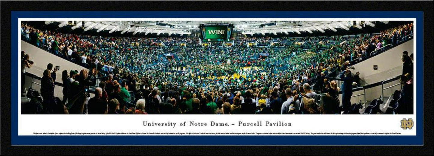 Notre Dame Fighting Irish Panoramic - Purcell Pavilion by Blakeway Panoramas