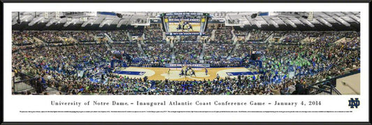 Notre Dame Fighting Irish Basketball Panorama - Joyce Center Inaugural ACC by Blakeway Panoramas