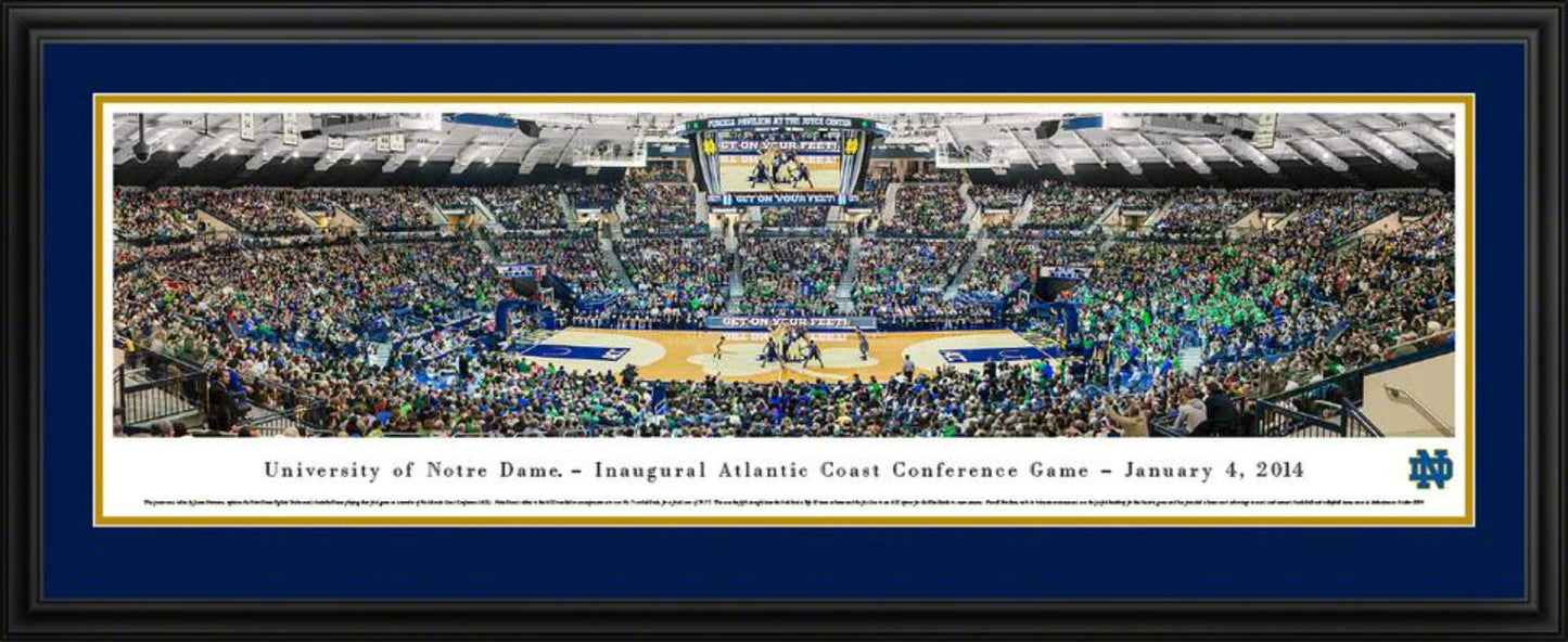 Notre Dame Fighting Irish Basketball Panorama - Joyce Center Inaugural ACC by Blakeway Panoramas