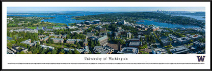 Washington Huskies Football Panoramic - Aerial Campus Picture by Blakeway Panoramas