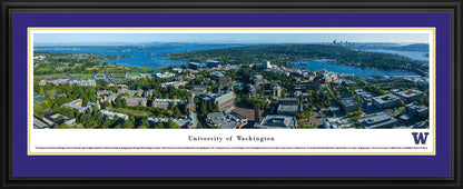 Washington Huskies Football Panoramic - Aerial Campus Picture by Blakeway Panoramas