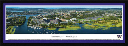 Washington Huskies Football Panoramic - Husky Stadium Aerial Picture by Blakeway Panoramas