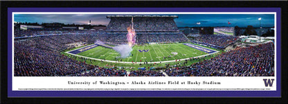 Washington Huskies Football Sideline View Panoramic Picture - Husky Stadium by Blakeway Panoramas