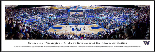 Washington Huskies Basketball Panoramic Picture - Alaska Airlines Arena at Hec Edmundson Pavilion by Blakeway Panoramas
