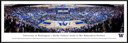 Washington Huskies Basketball Panoramic Picture - Alaska Airlines Arena at Hec Edmundson Pavilion by Blakeway Panoramas