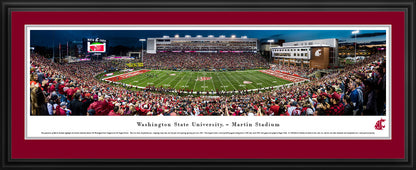 Washington State Cougars Football Panoramic Picture - Martin Stadium by Blakeway Panoramas