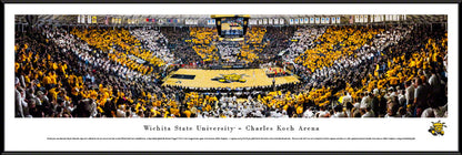 Wichita State Shockers Basketball Panoramic Picture - Charles Koch Arena by Blakeway Panoramas