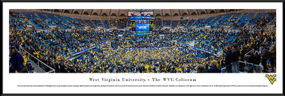 West Virginia University Mountaineers Basketball Panoramic Picture by Blakeway Panoramas