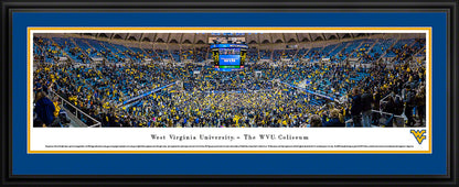 West Virginia University Mountaineers Basketball Panoramic Picture by Blakeway Panoramas